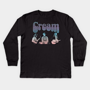 Cream   Anyone For Tennis Kids Long Sleeve T-Shirt